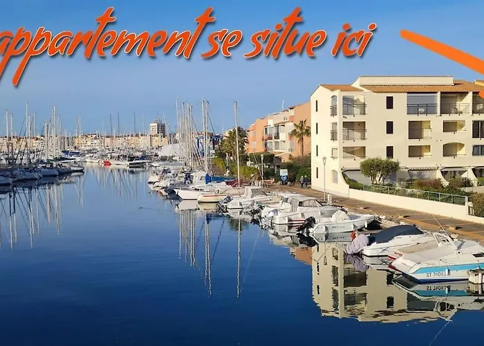 公寓 Pepite Au Calme, Vue Mer, Port, Piscine *